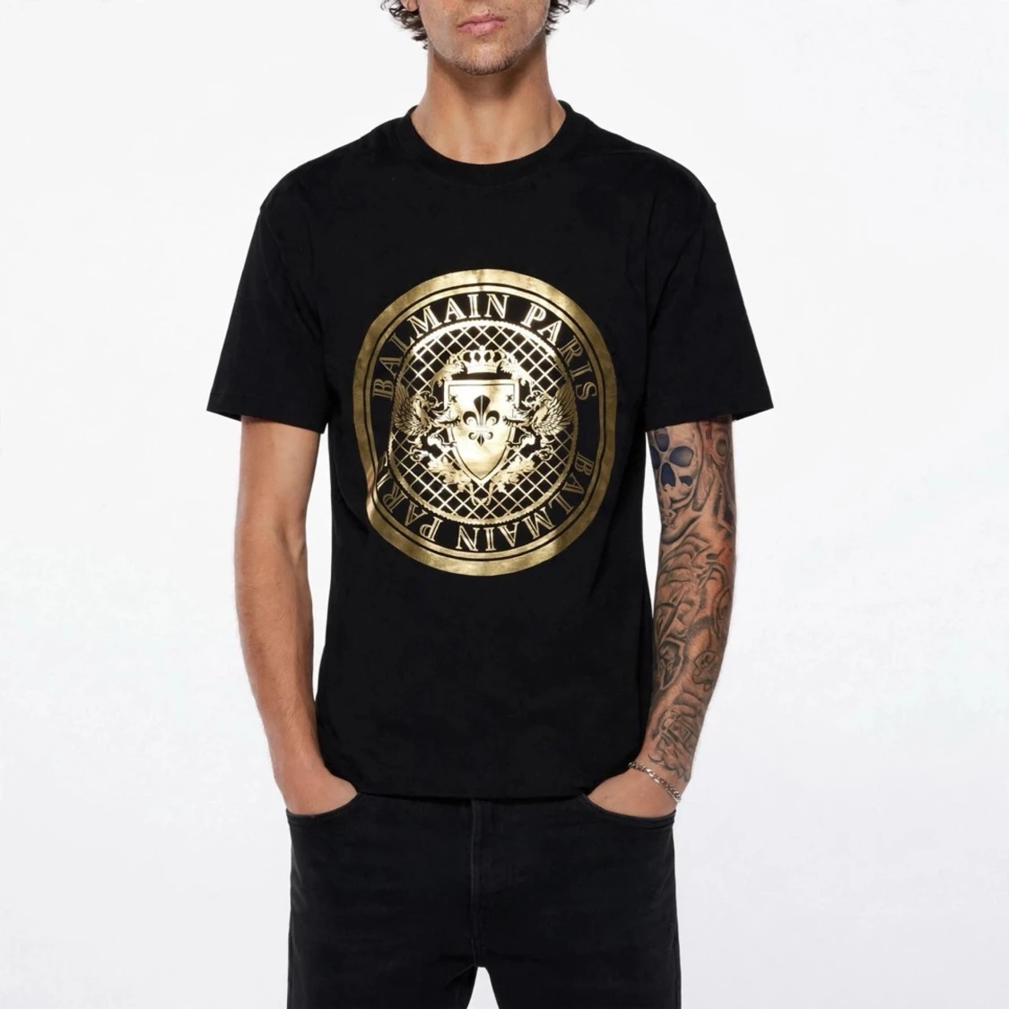 Balmain Paris T-shirt Herr XL