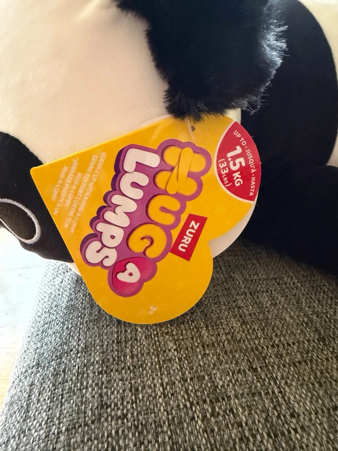 NY! ZURU Hug A Lumps Panda Pete 1,5kg gosedjur - 2