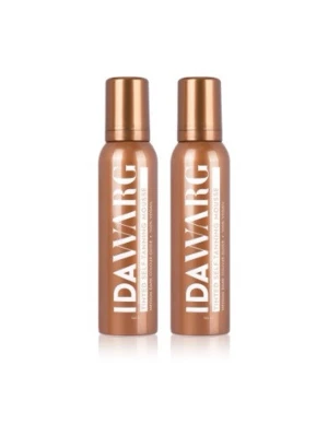 2 st IDA WARG Self-Tanning Mousse  - Den här varan kommer att auktioneras ut i vår Plick Live den 14/7 kl 19.00 med startbud på 10kr.  Två flaskor brun utan sol-mousse från IDA WARG.  Moussen ger en naturlig solkysst ton och är enkel att applicera för ett jämnt resultat.