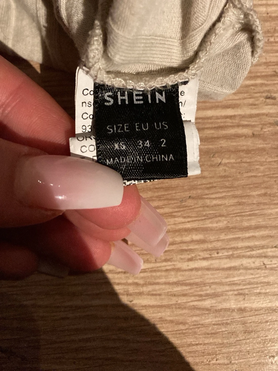 Ljusgrå ribbad långärmad tröja - 2