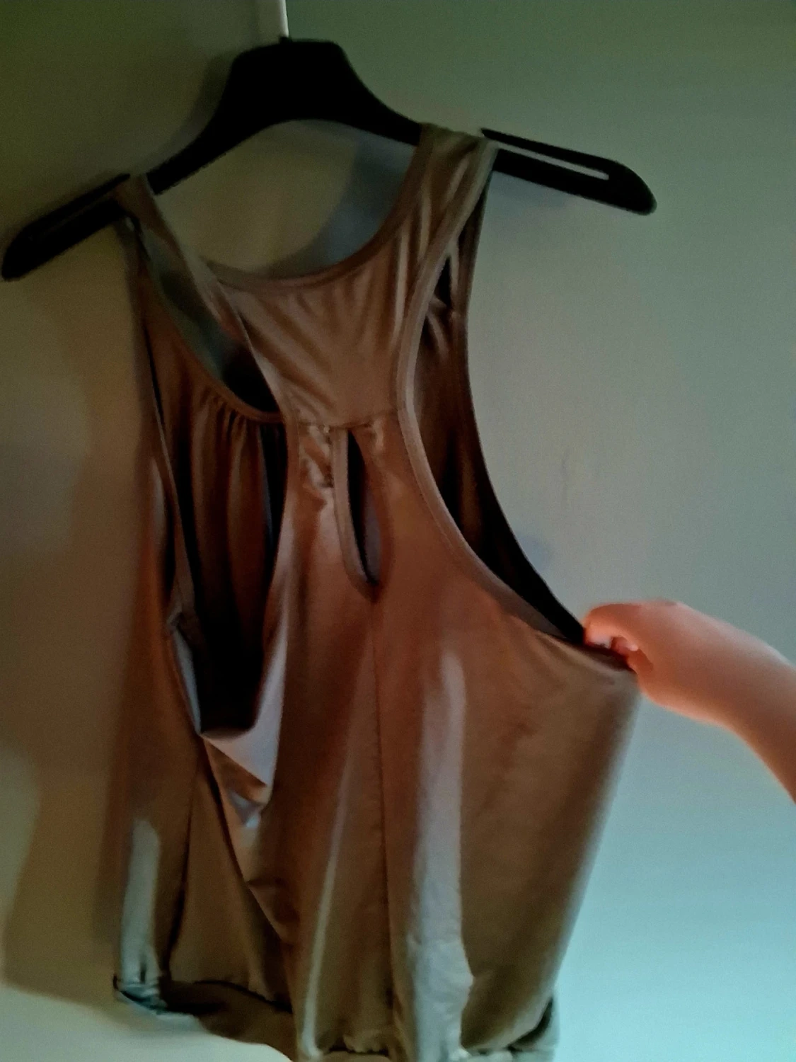 Beige ärmlös träningströja💕 - 1