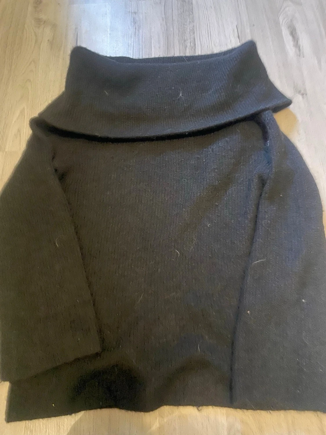 Stickad off shoulder tröja - 1