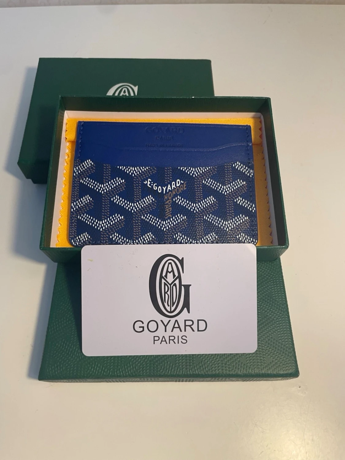 Blå G4yard korthållare - 2