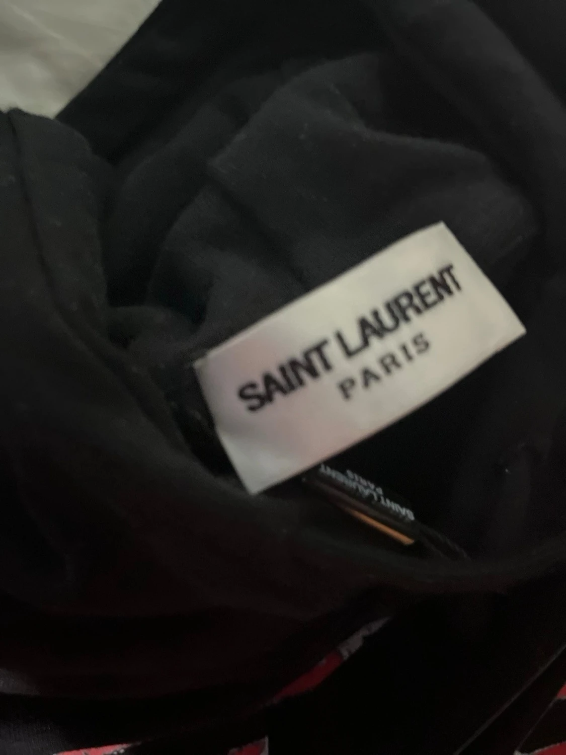 Svart Saint Laurent hoodie - 4
