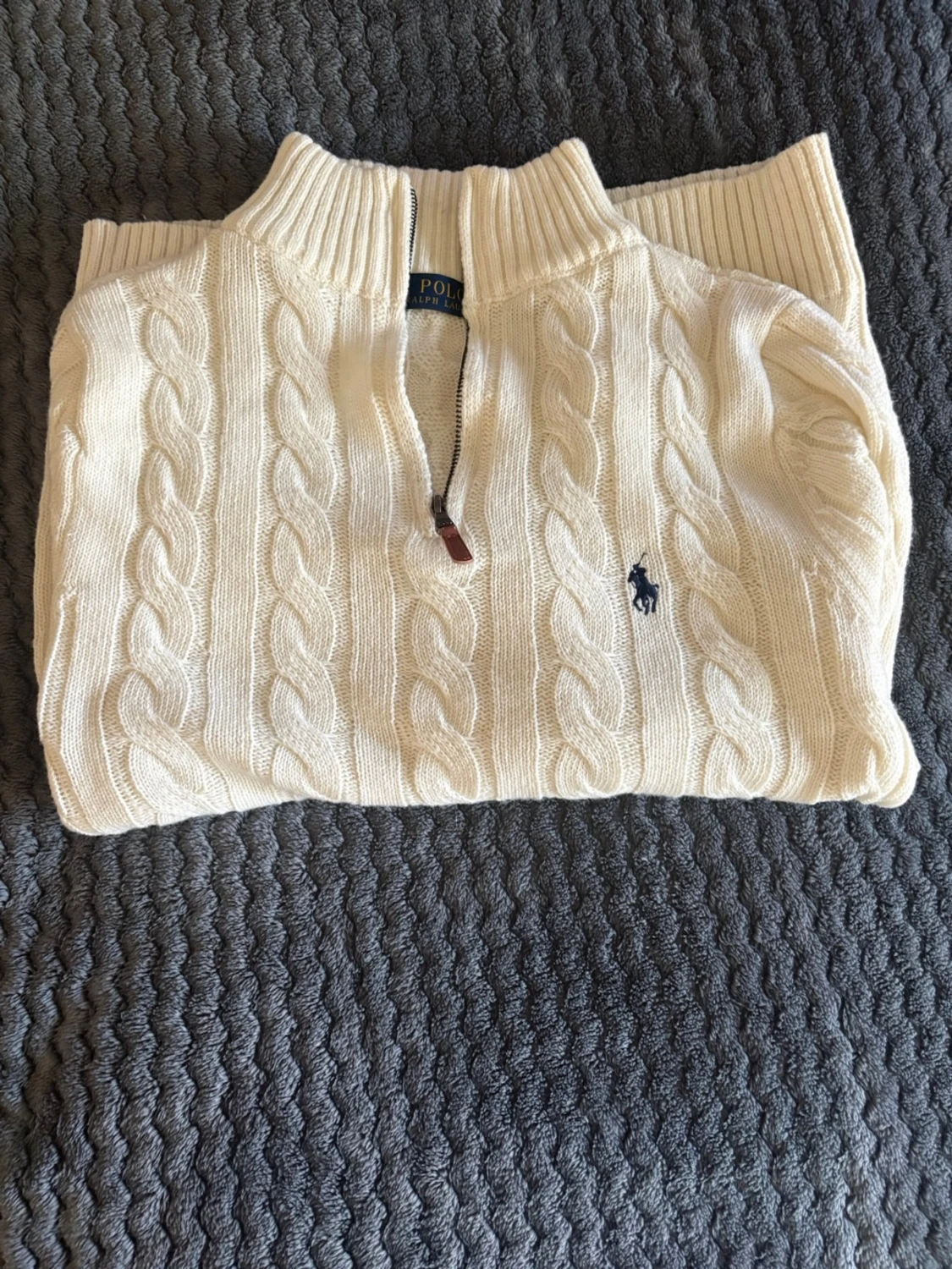 Vit quarter zip tröja Polo Ralph Lauren - 1
