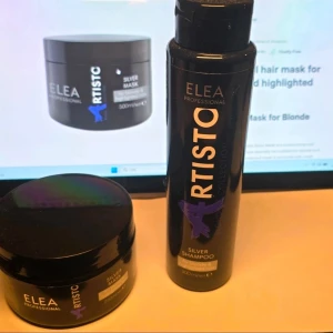 💜 ELEA RISTO Silver Shampoo + Mask - Perfekt set för blont, slingor eller grått hår ✨ Tar bort gula toner och ger kall nyans. 💇‍♀️ Kön: Unisex 🧴 Shampoo 300ml + mask 250ml ✨ Ger glans & vårdar håret ❄️ Neutraliserar gula toner ✨ Nya produkter 📦 Säljs som set #hårvård #silverschampo #blont #haircare #plick