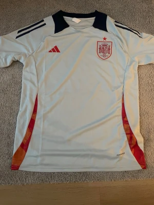 Spaniens Tränningströja (  Strl S passar M ) - Hel säljer en träningströja från Spanien aldrig använt men har tyvärr inte prislappen kvar. Det står den är strl S men är mer M . Säljer för 249kr , men priset är inte ristad i sten. Kom privat för frågor så svarar jag gärna. 