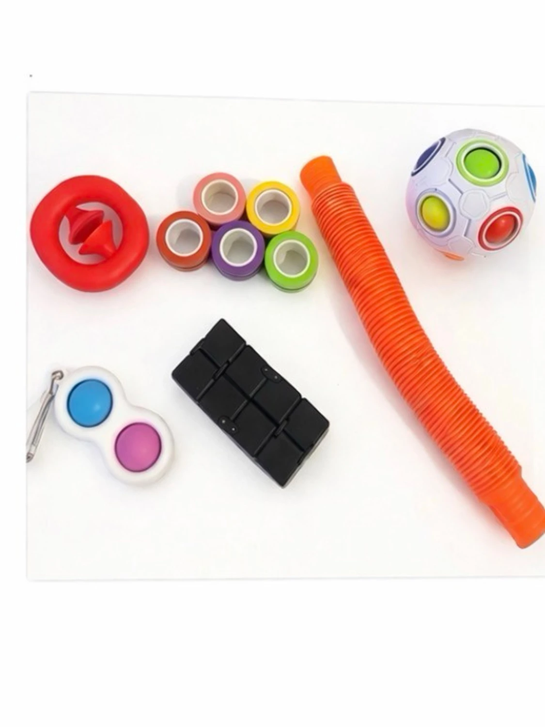 Stort set med fidgetleksaker - 2