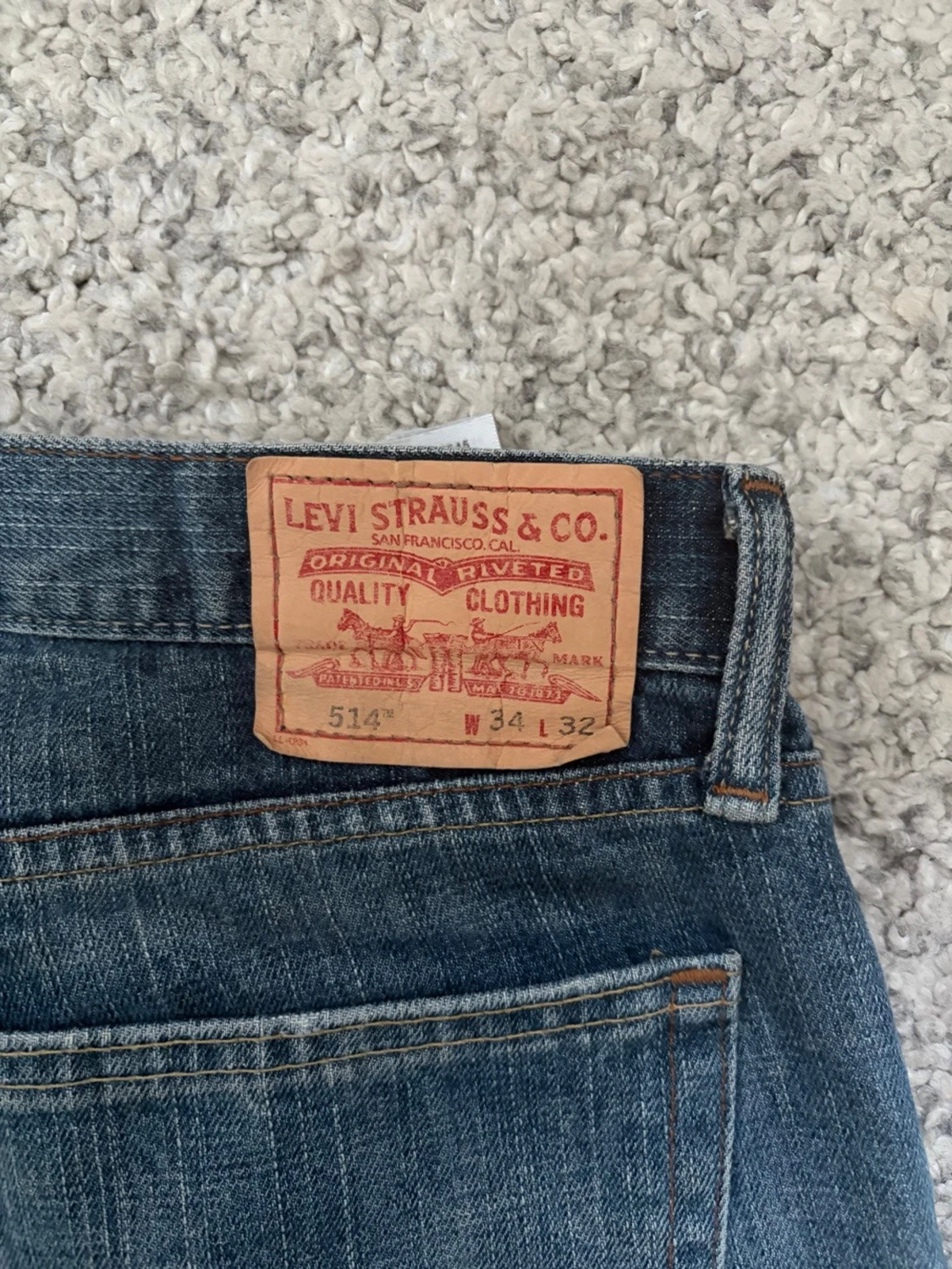 Blå Levi's 514 - 2