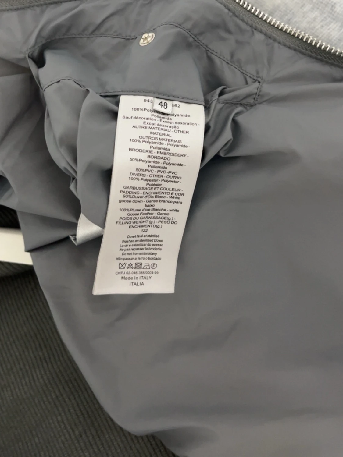 grå cardigan med  Dior med monogram - 5