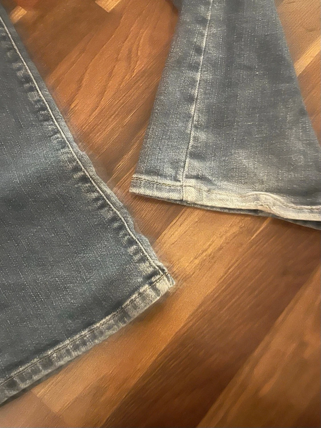 Ljusblå Ltb bootcut jeans med låg midja - 1