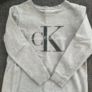 Grå sweatshirt- Calvin Klein - Grå sweatshirt från Calvin Klein.