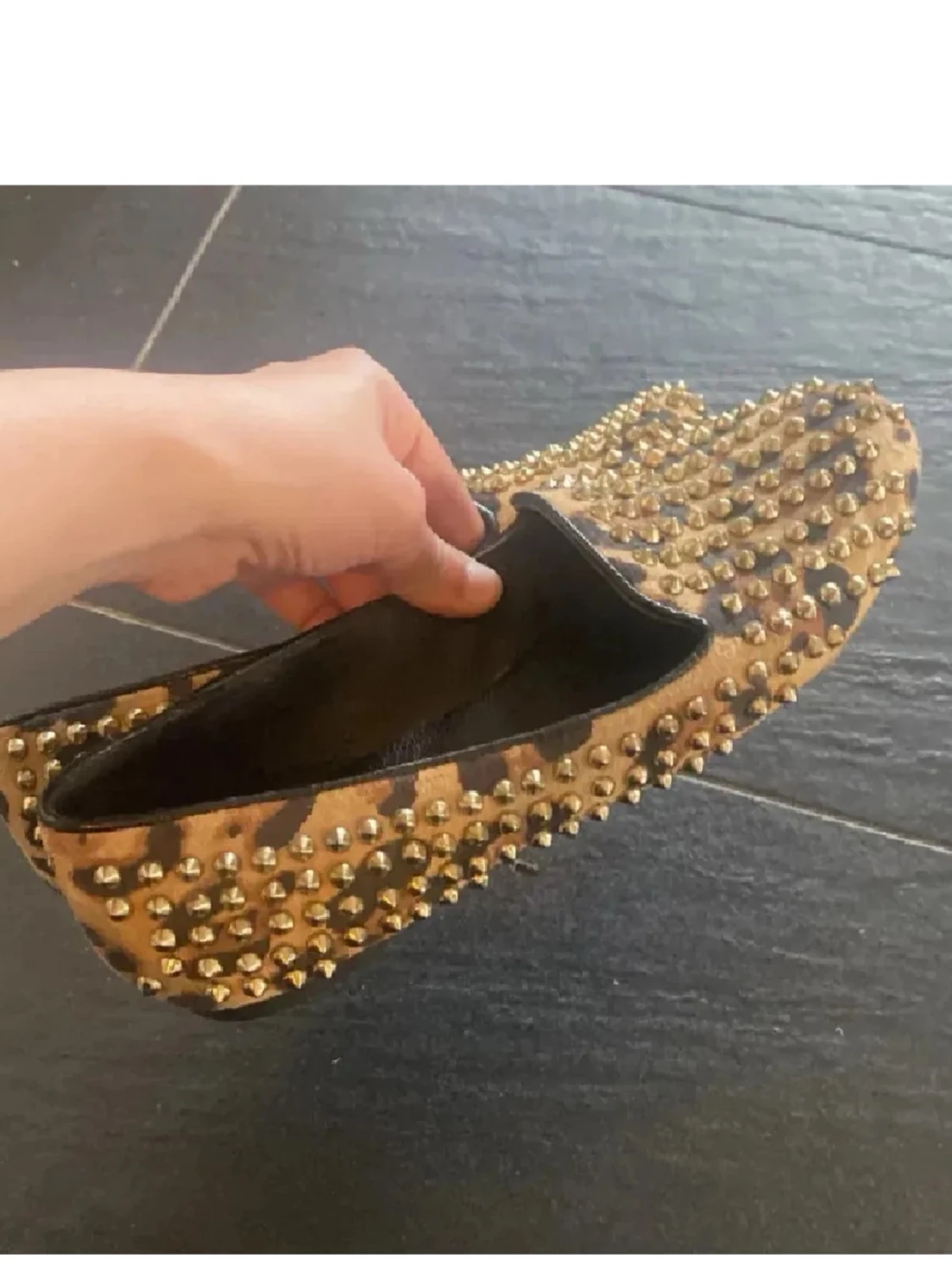 Leopardmönstrade ballerinaskor Steve Madden - 1