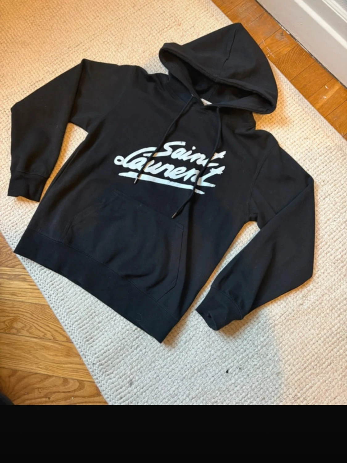 Svart Saint Laurent hoodie - 2