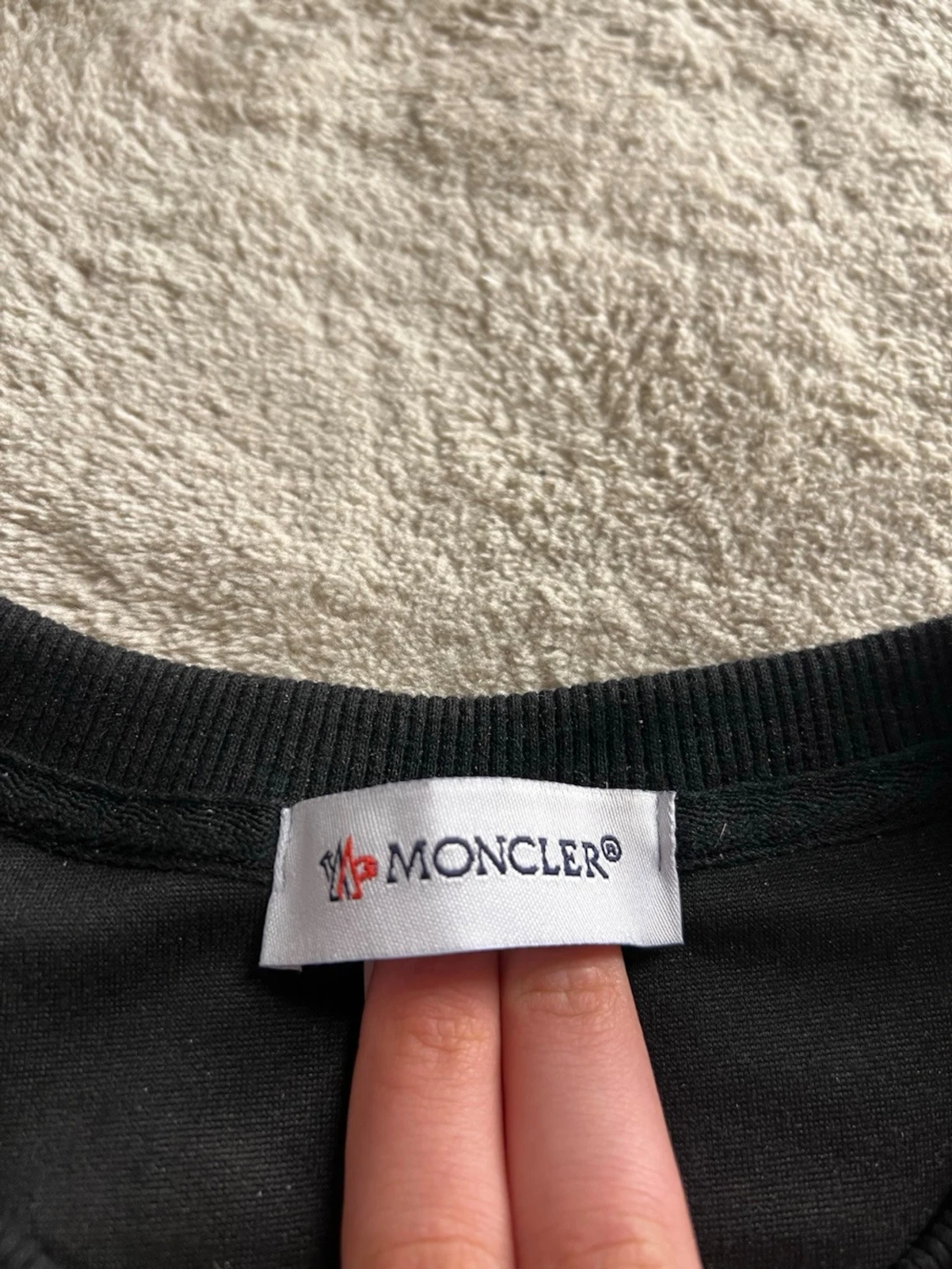 Svart Moncler sweatshirt - 1