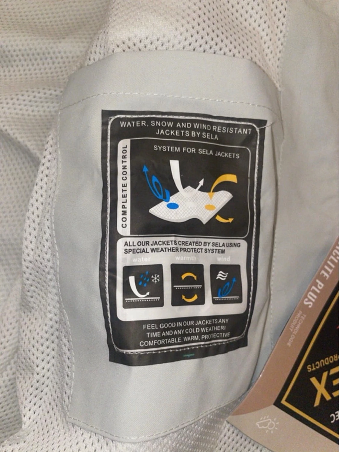 Vit GORE-TEX regnjacka Under Armour - 5