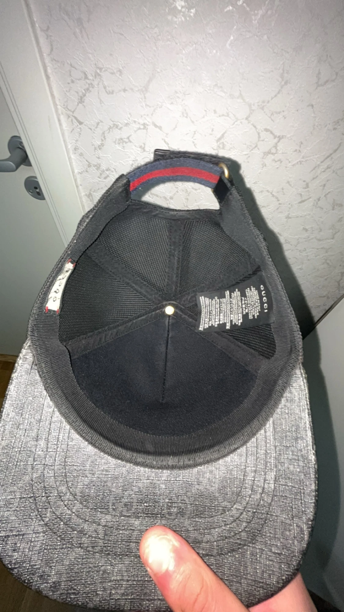 Gucci keps med orm och GG-mönster - 2