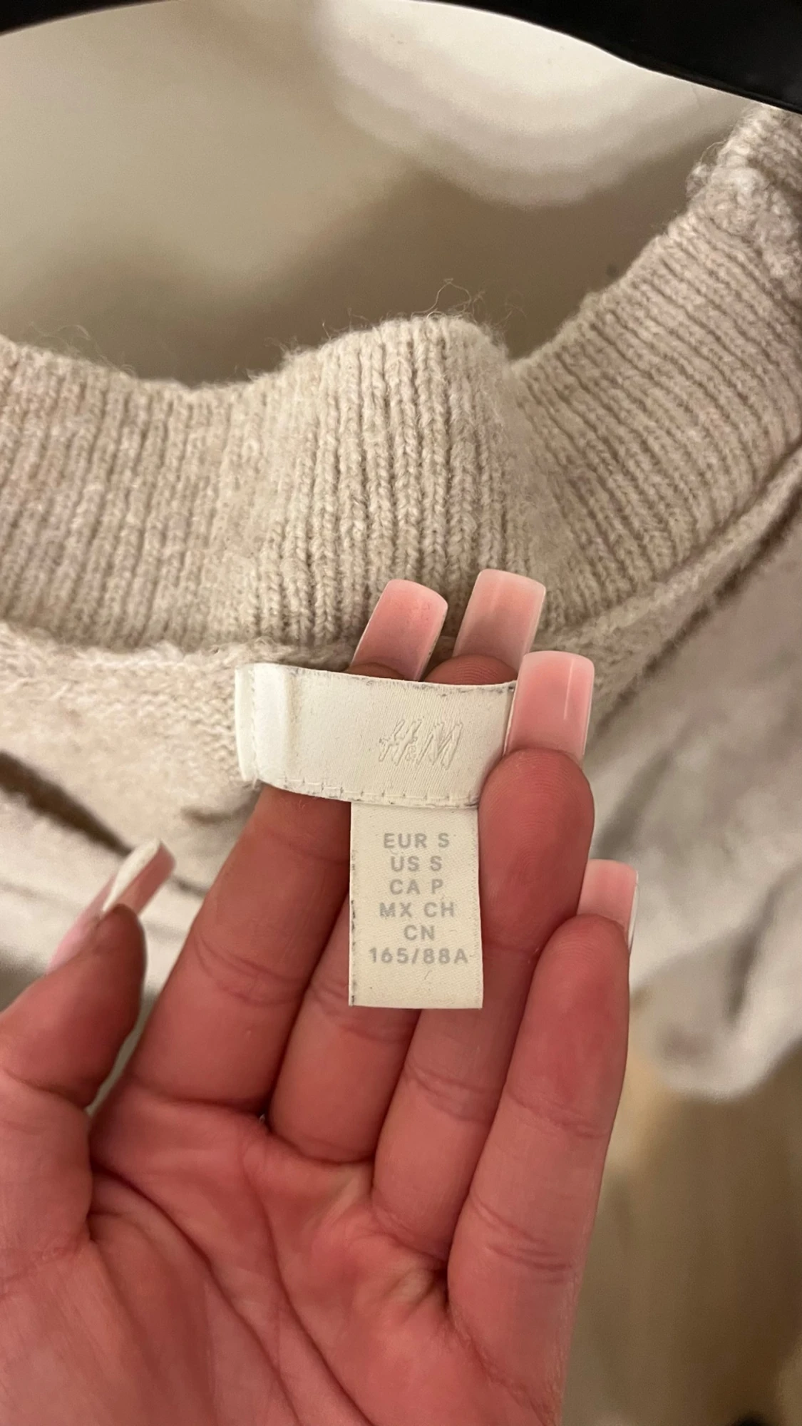 Beige kofta från H&M med knappar - 1