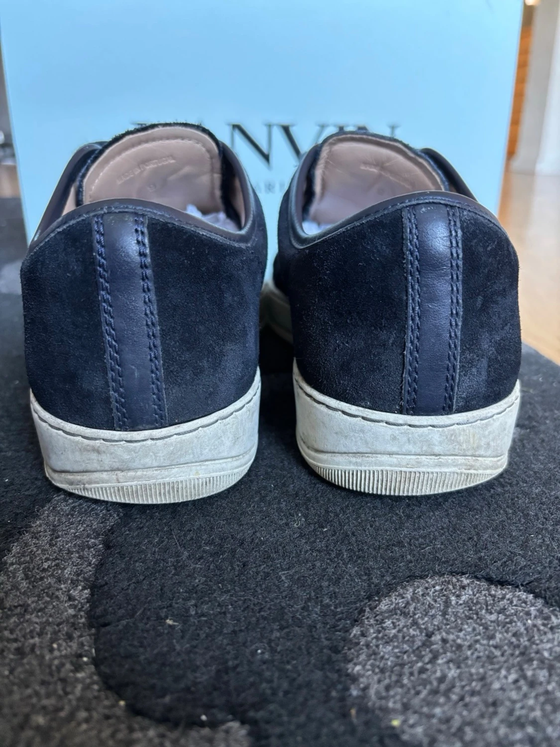 Mörkblå sneakers från Lanvin - 4
