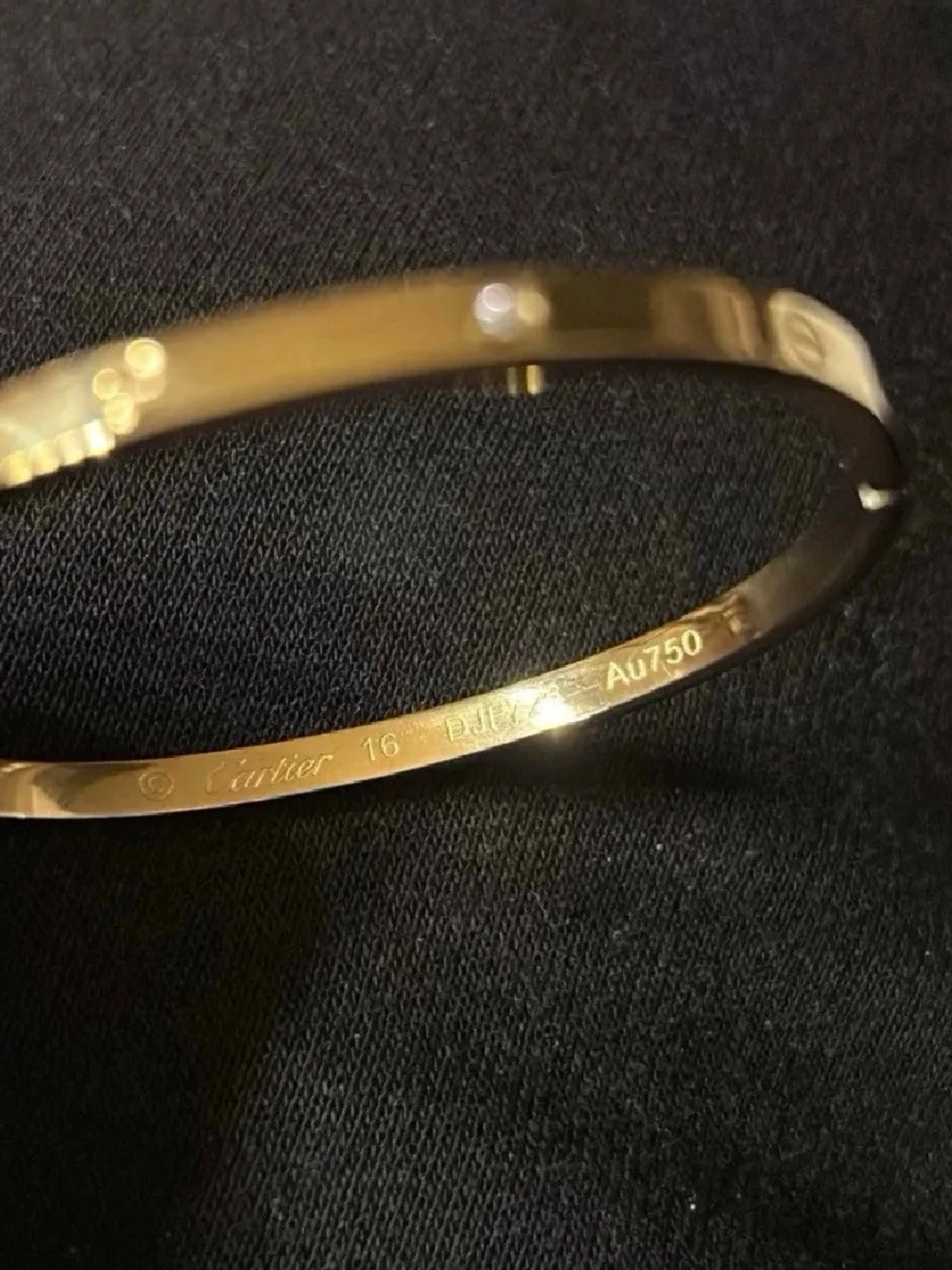 Love armband i guld - 1