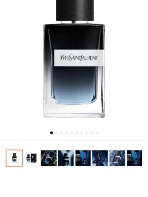 Yves Saint Laurent parfym - Säljer en stilren parfym från Yves Saint Laurent, modell Y. Märkets logga syns tydligt på framsidan. Doftar jättebra. För man. Typ halvfull (se bild) 