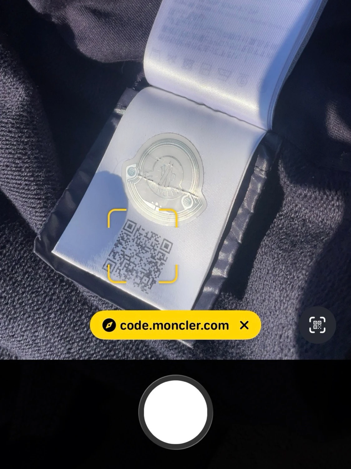 Moncler jacka med quiltad front - 5