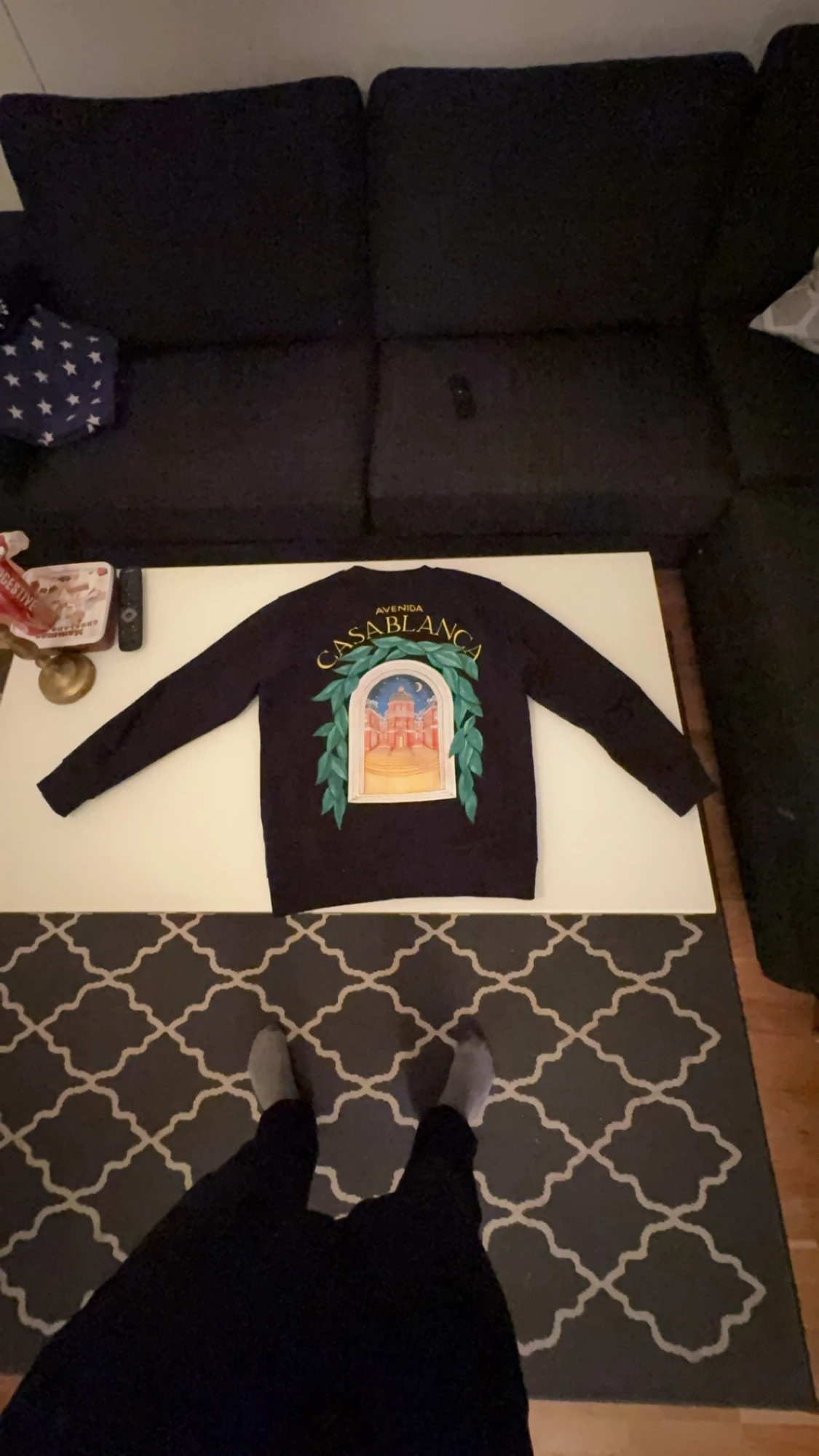 Svart sweatshirt från Casablanca - 1