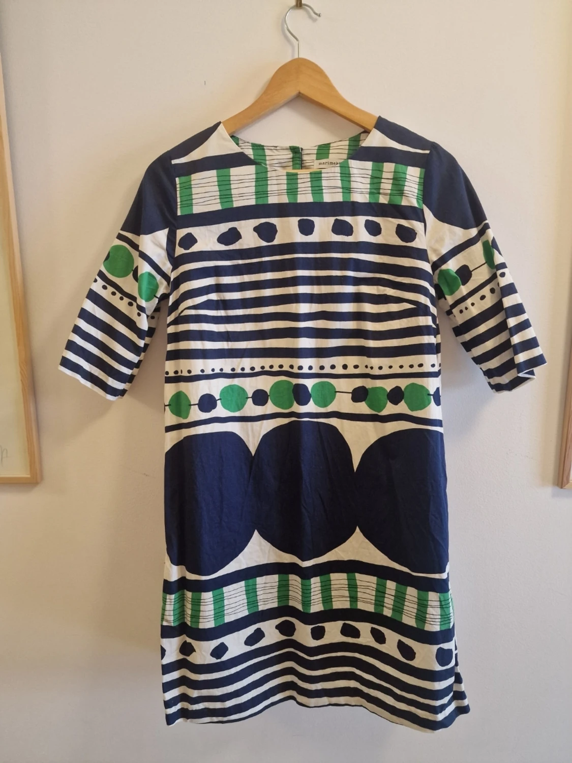 Mönstrad klänning från Marimekko