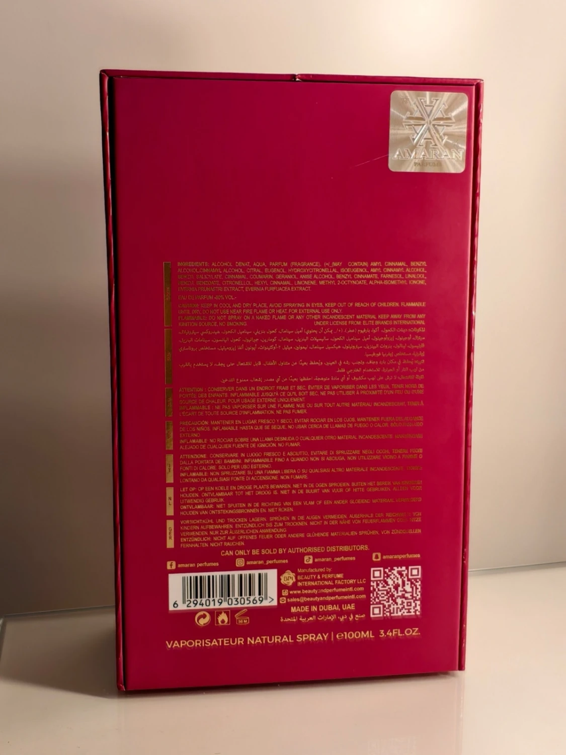 Amaran Exclusive Fanoos Siraj parfym edp 100ml - 3