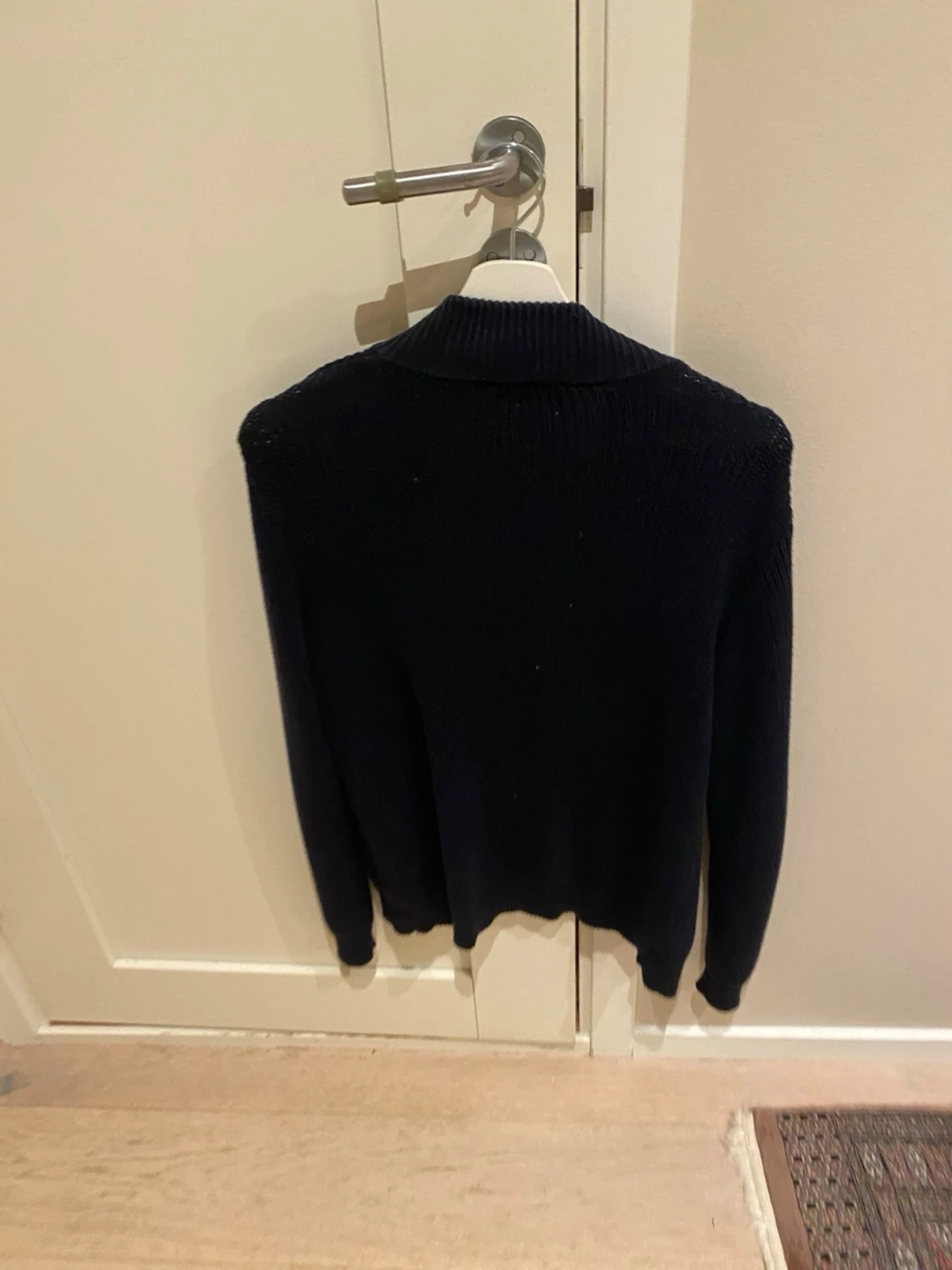 Mörkblå öppen kofta från Grunt - 1