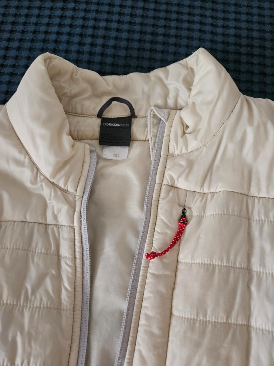 Vit quiltad jacka från Didriksons - 1