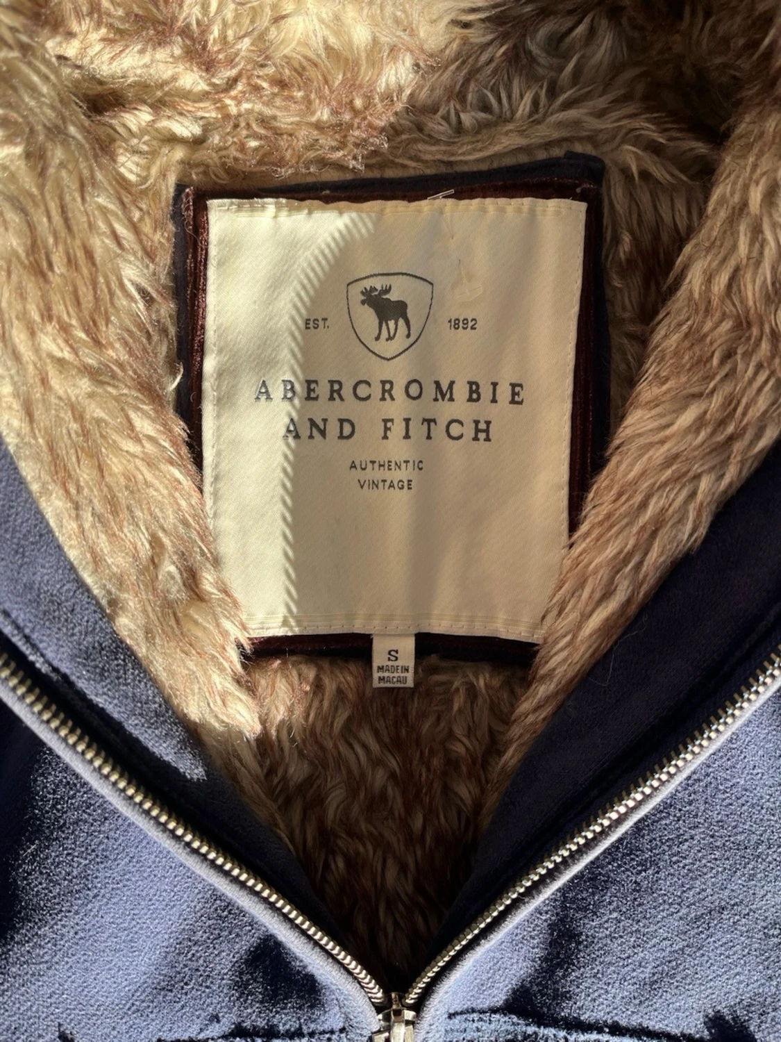 Blå hoodie från Abercrombie & Fitch - 4