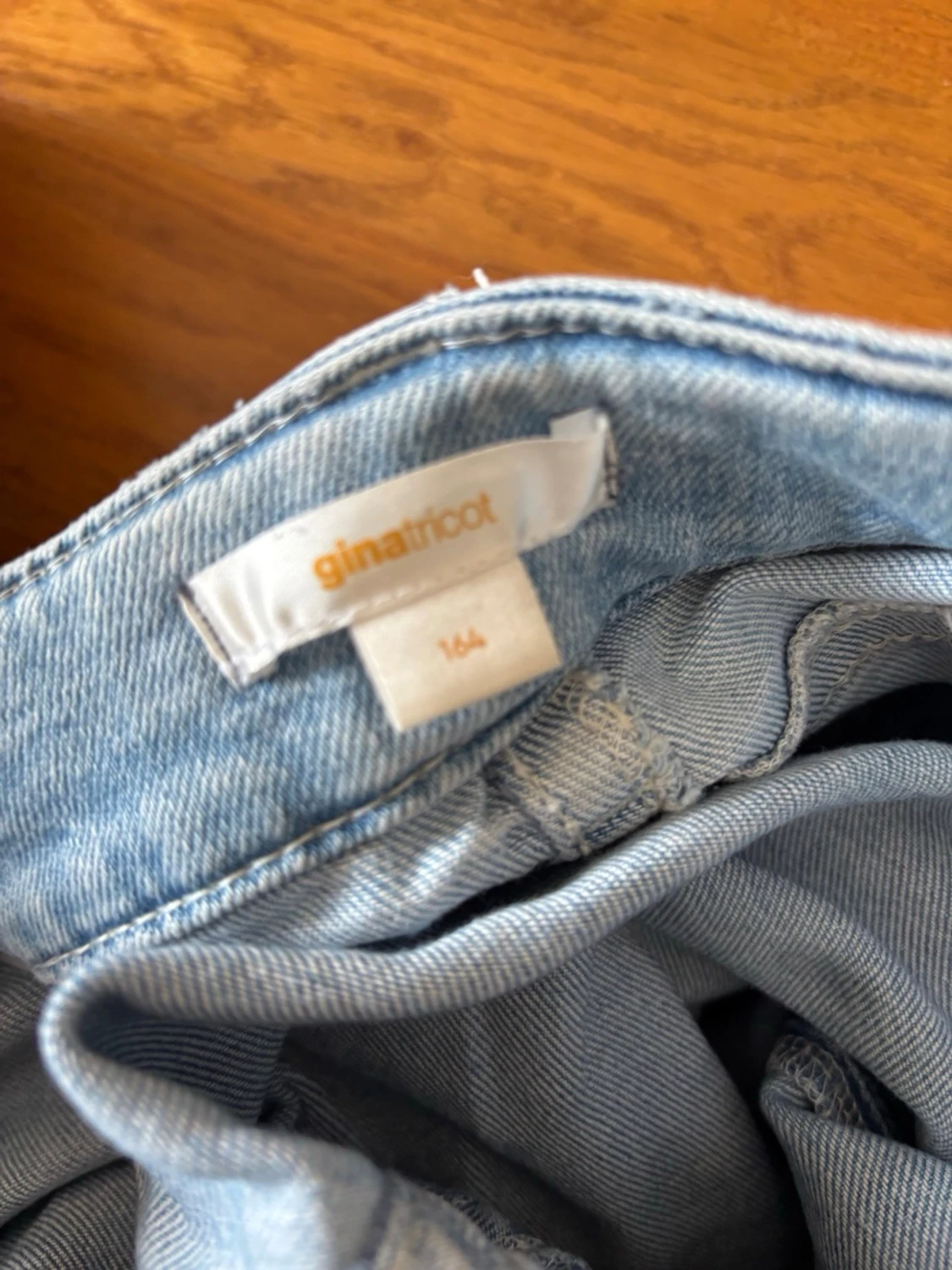 Ljusblå bootcut jeans - 2