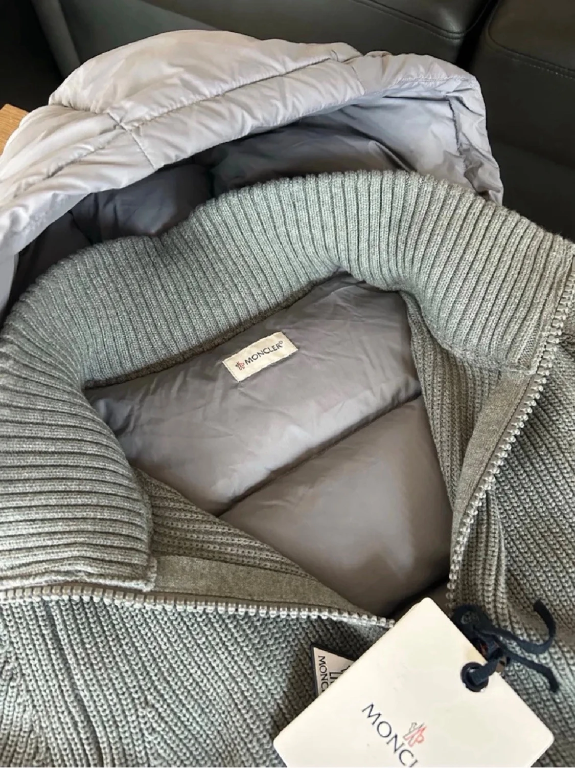 Moncler cardigan grå - 1