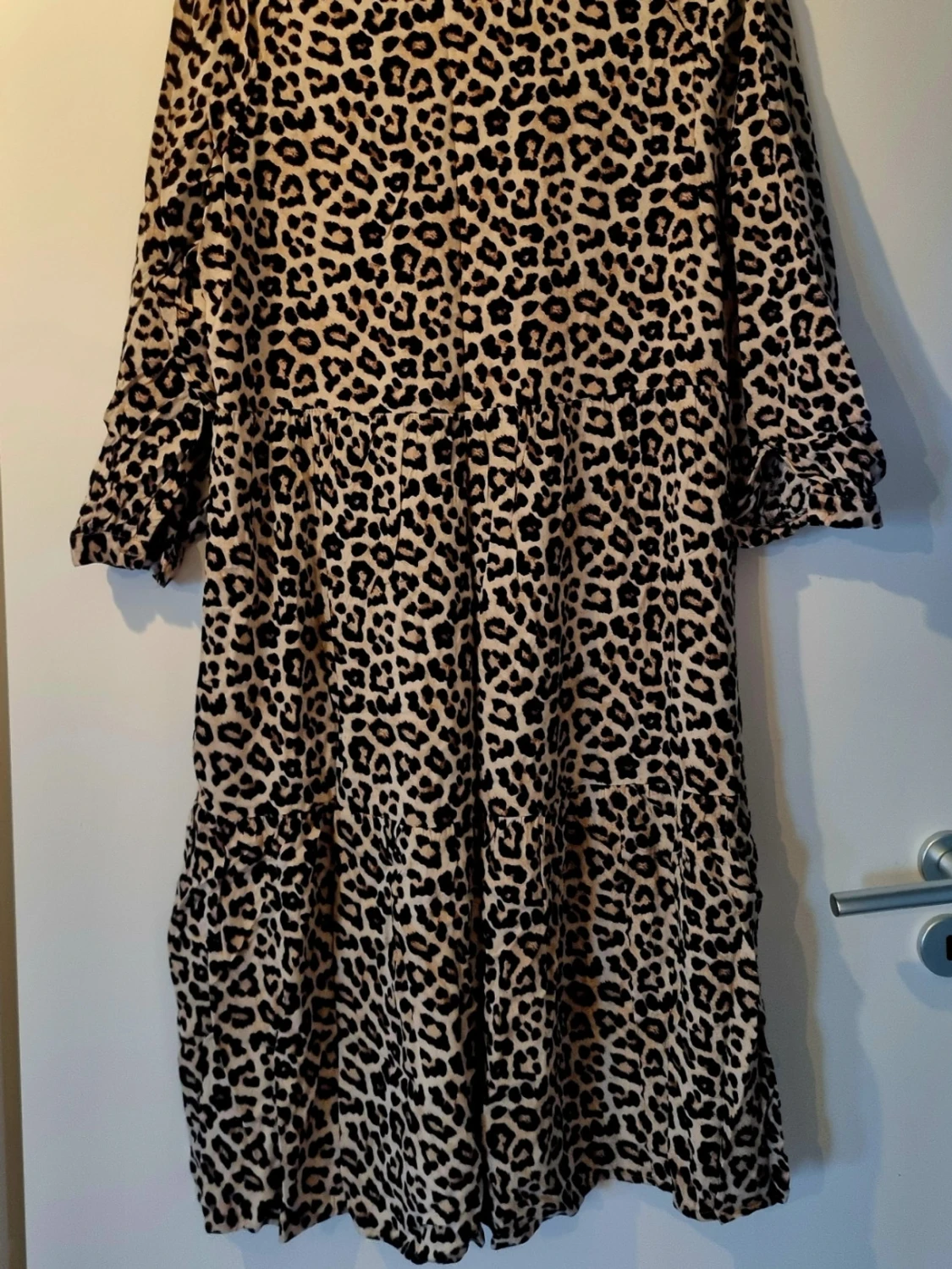 Leopardmönstrad långklänning H&M - 1