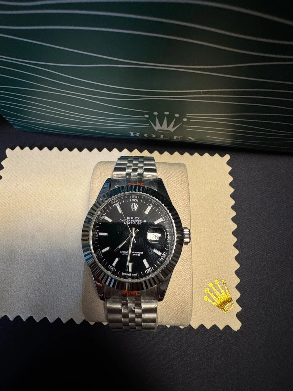 Rolx Role Datejust 41mm Black Dial / O... - 5