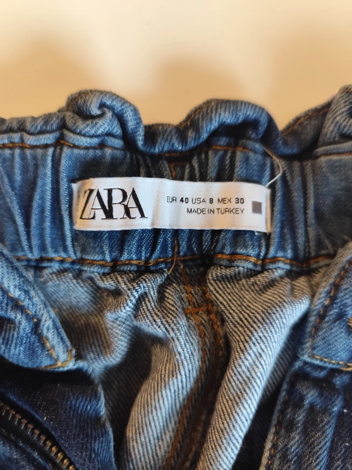 Ljusa boyfriendjeans från Zara stl 40 - 6