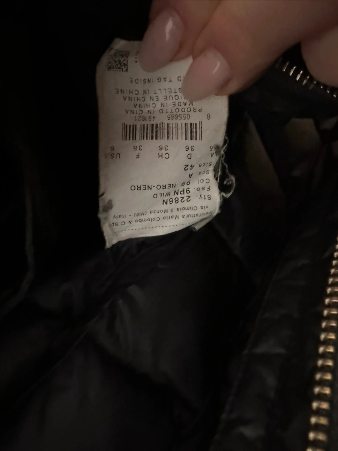 Svart jacka från Colmar - 2