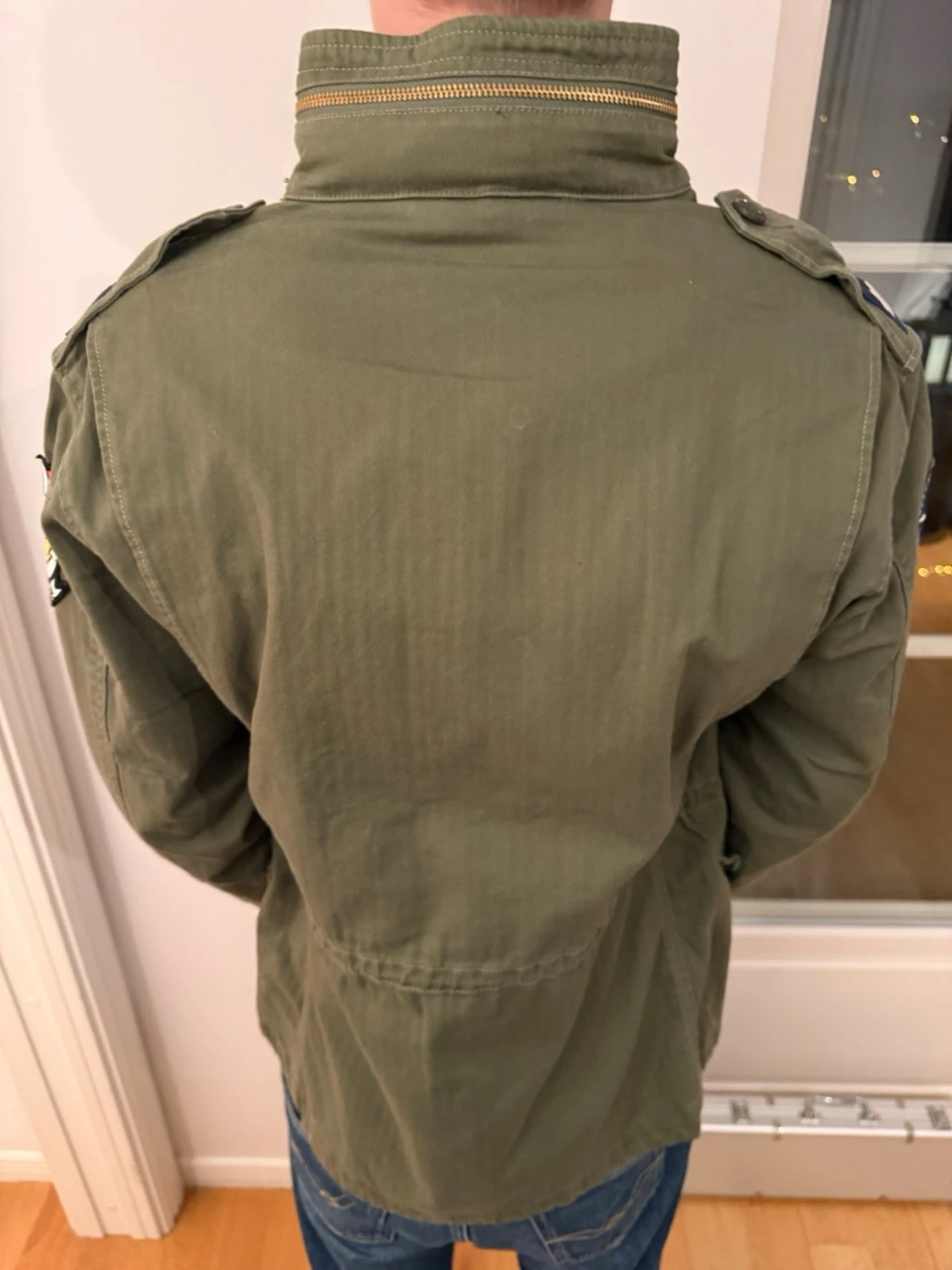 Grön militärinspirerad jacka U.S.RL - 2