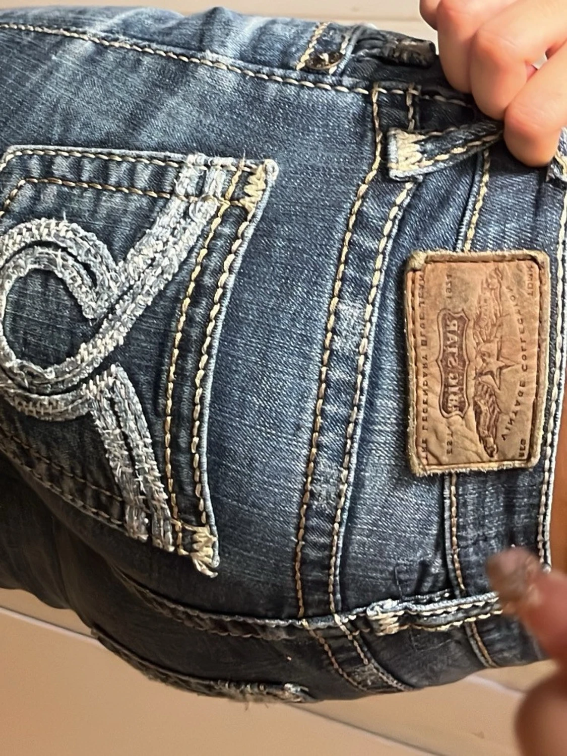 Bootcut lågmidjade jeans - 3