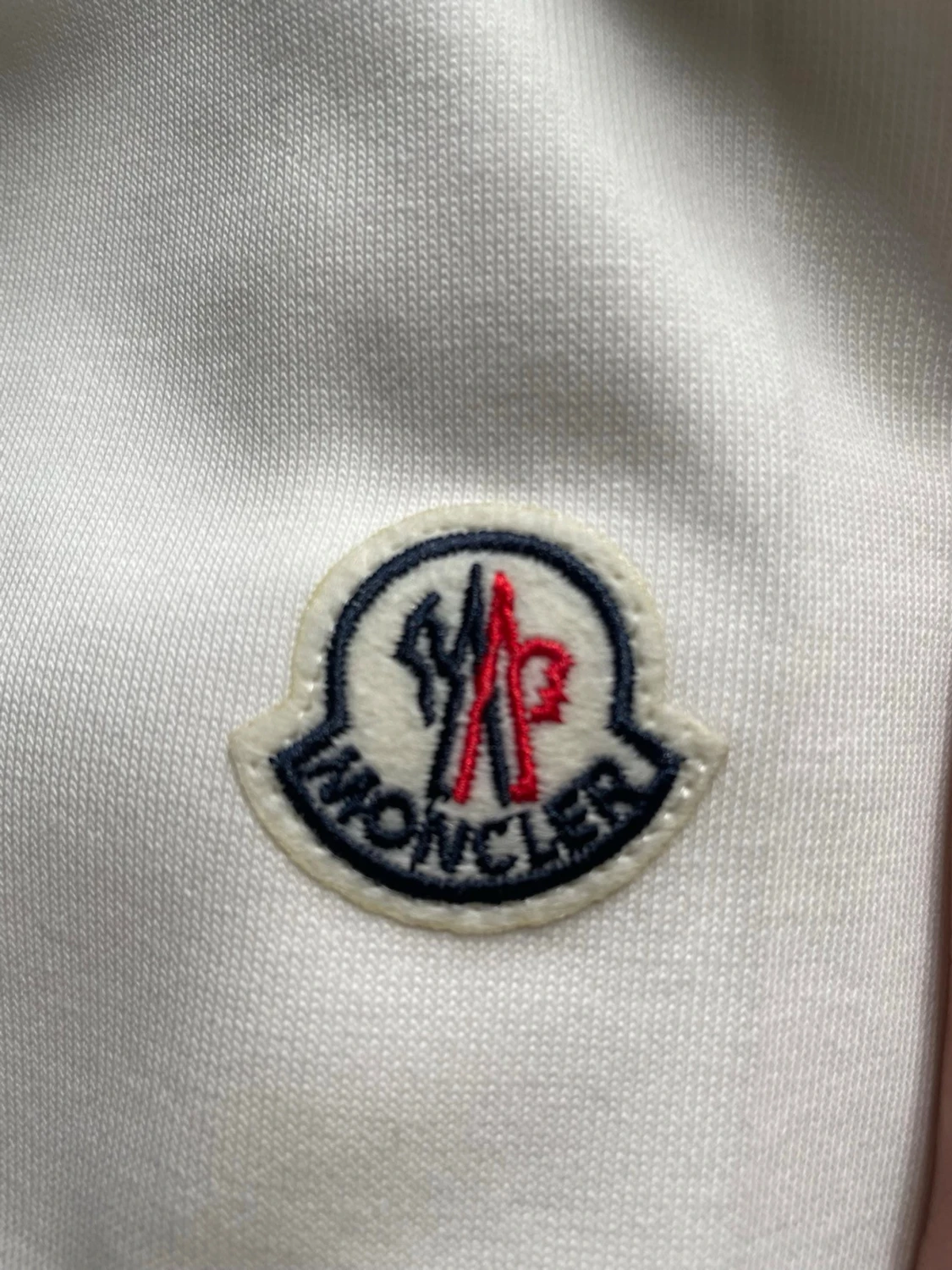 Vit sweatshirt från Moncler - 1