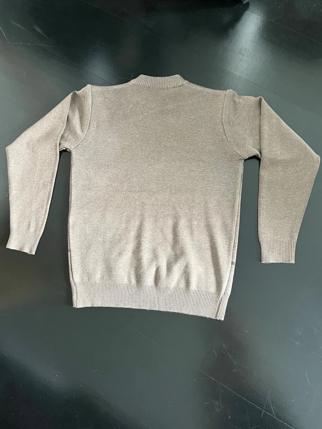 Beige stickad tröja från Burberry - 2