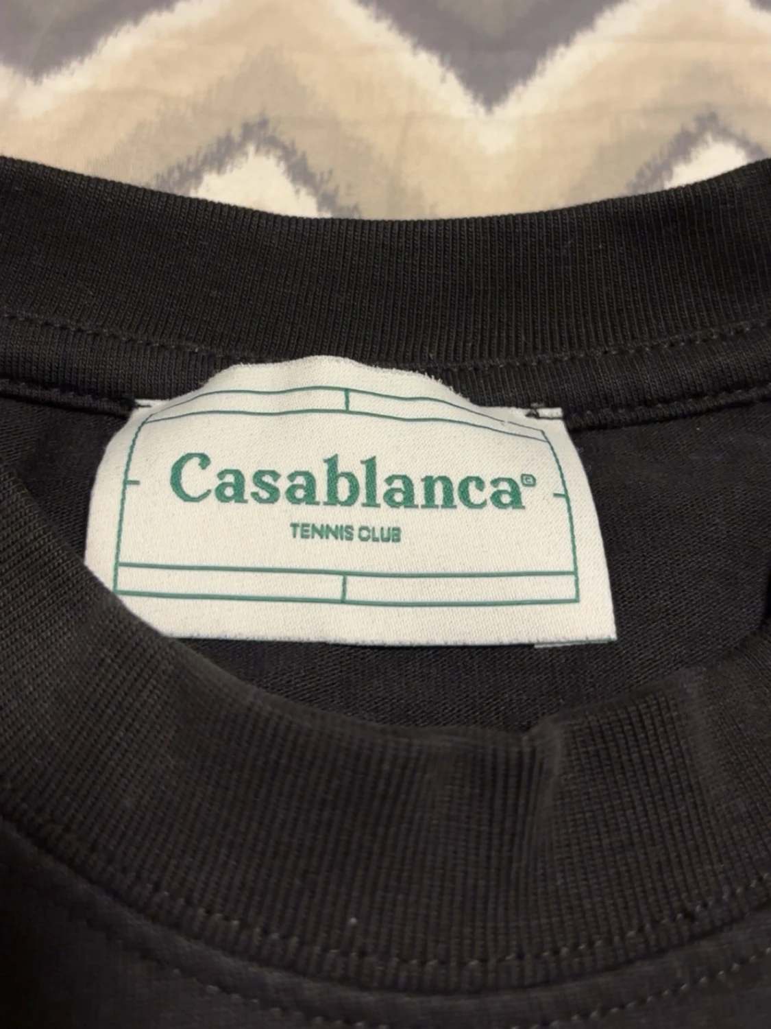 Svart Casa Blanca t-shirt med tryck - 2