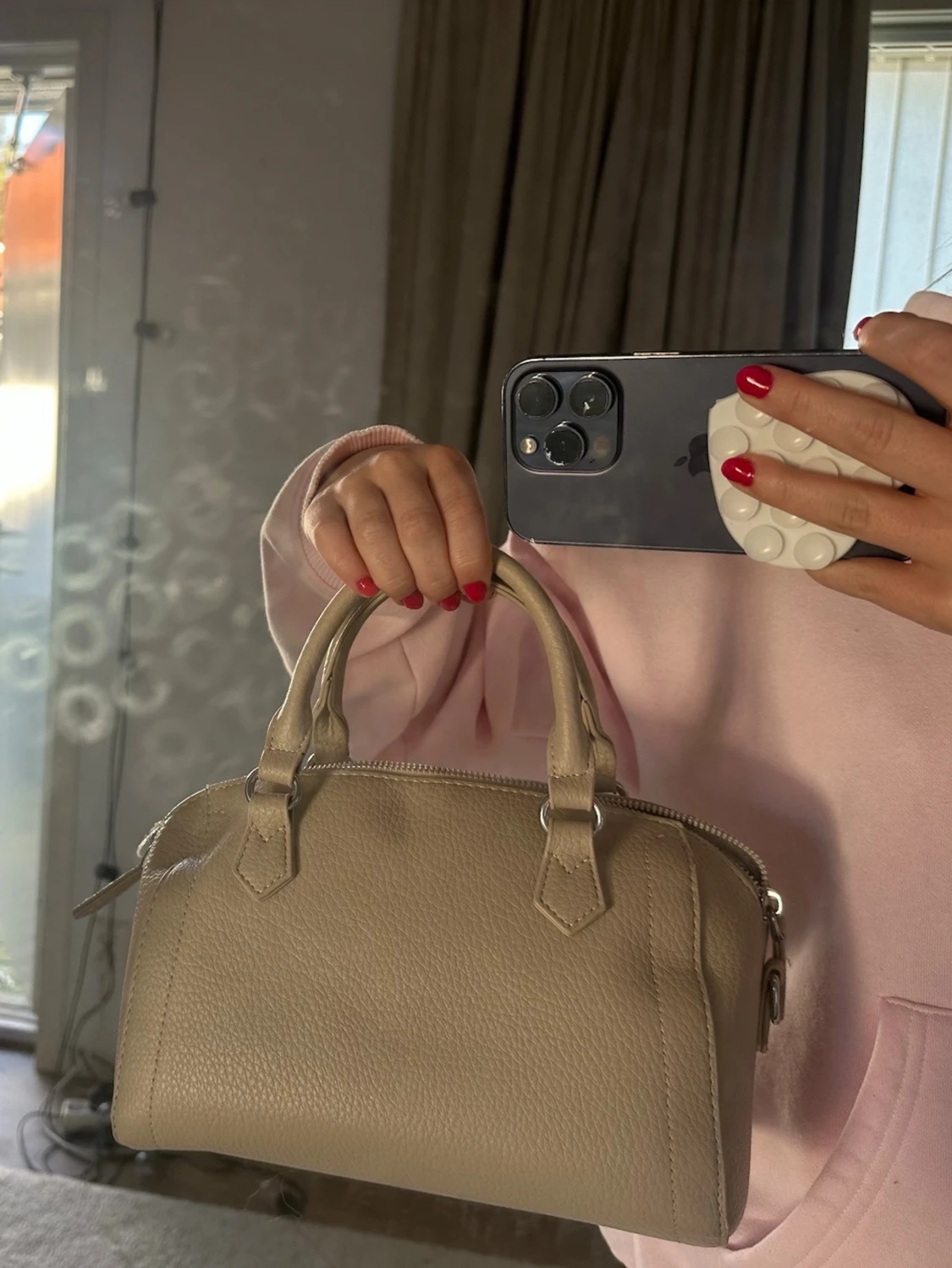 Beige handväska  - 2