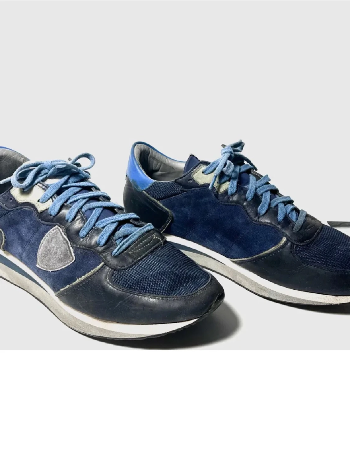 Blå sneakers från Philippe Model - 2