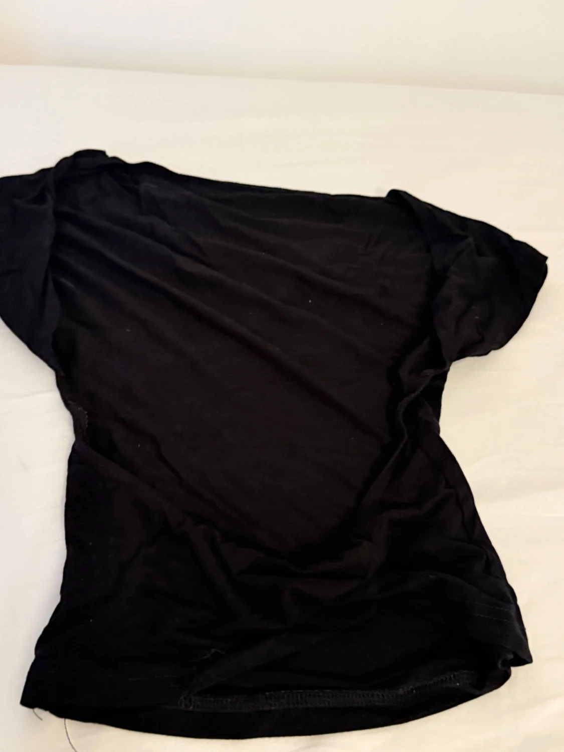 Svart kortärmad topp - 1