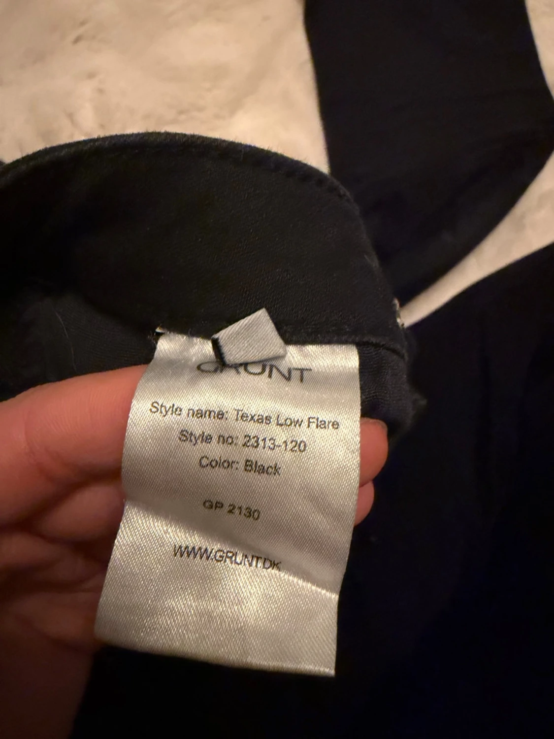 Svarta bootcut jeans - 5