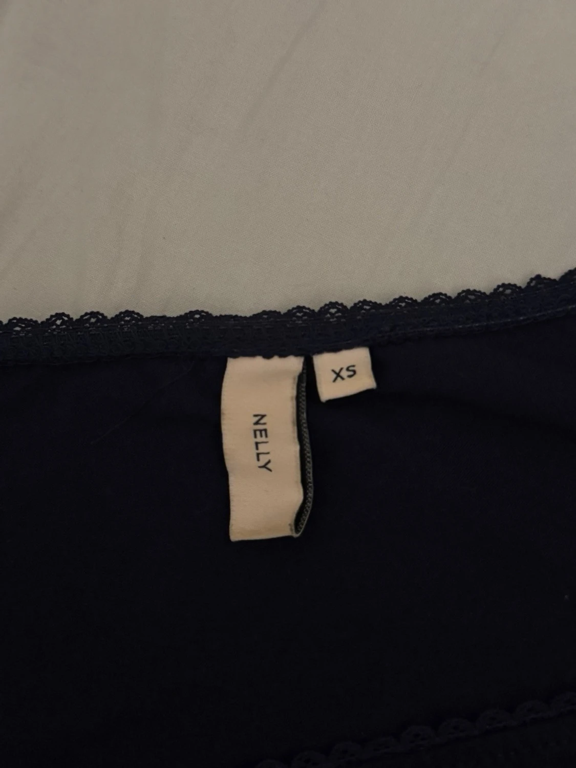 Mörkblå långärmad topp - 2