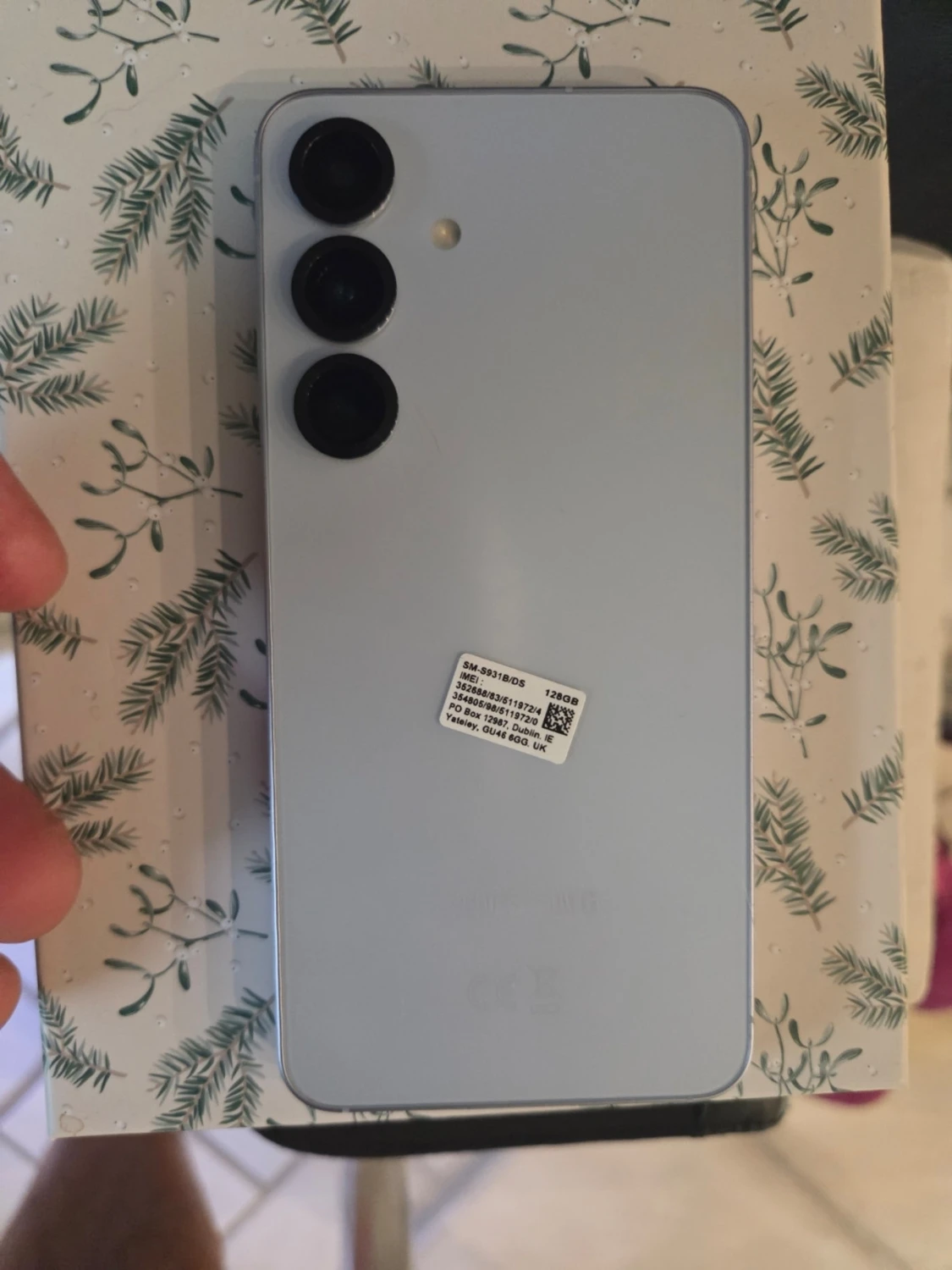 Samsung Galaxy S25 ljusblå 128g - 1