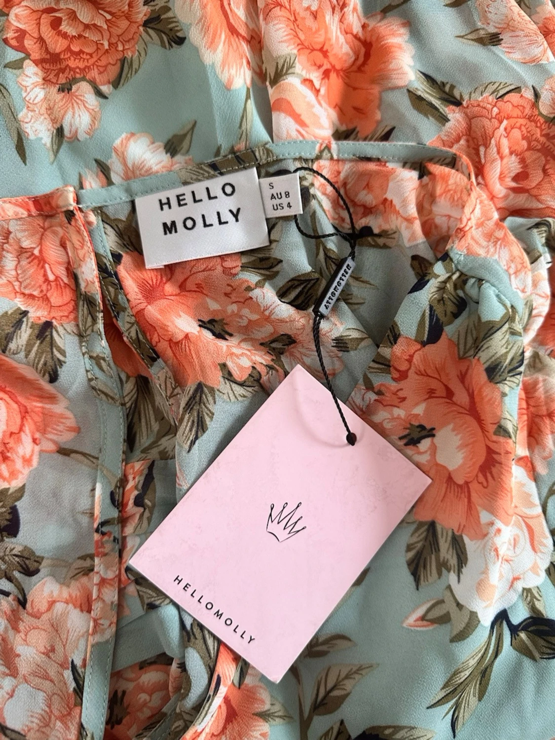 Blommig kortklänning från Hello Molly - 1
